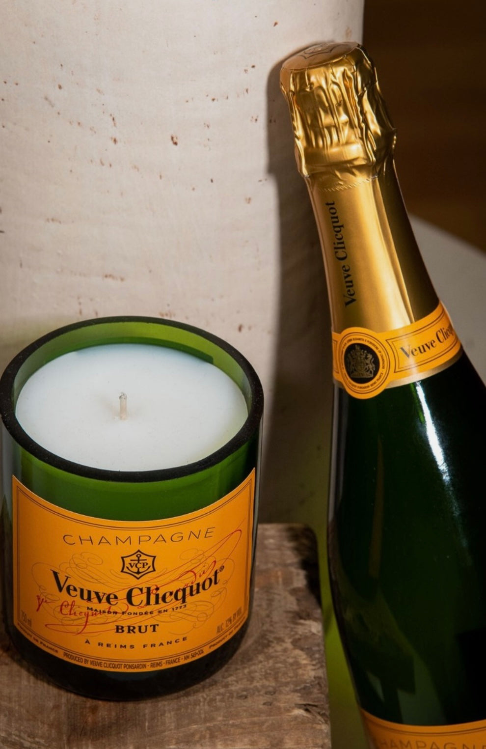 Veuve Clicquot Champagne Candle