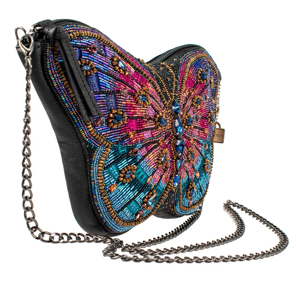 Jewels Beaded Butterfly Crossbody Handbag