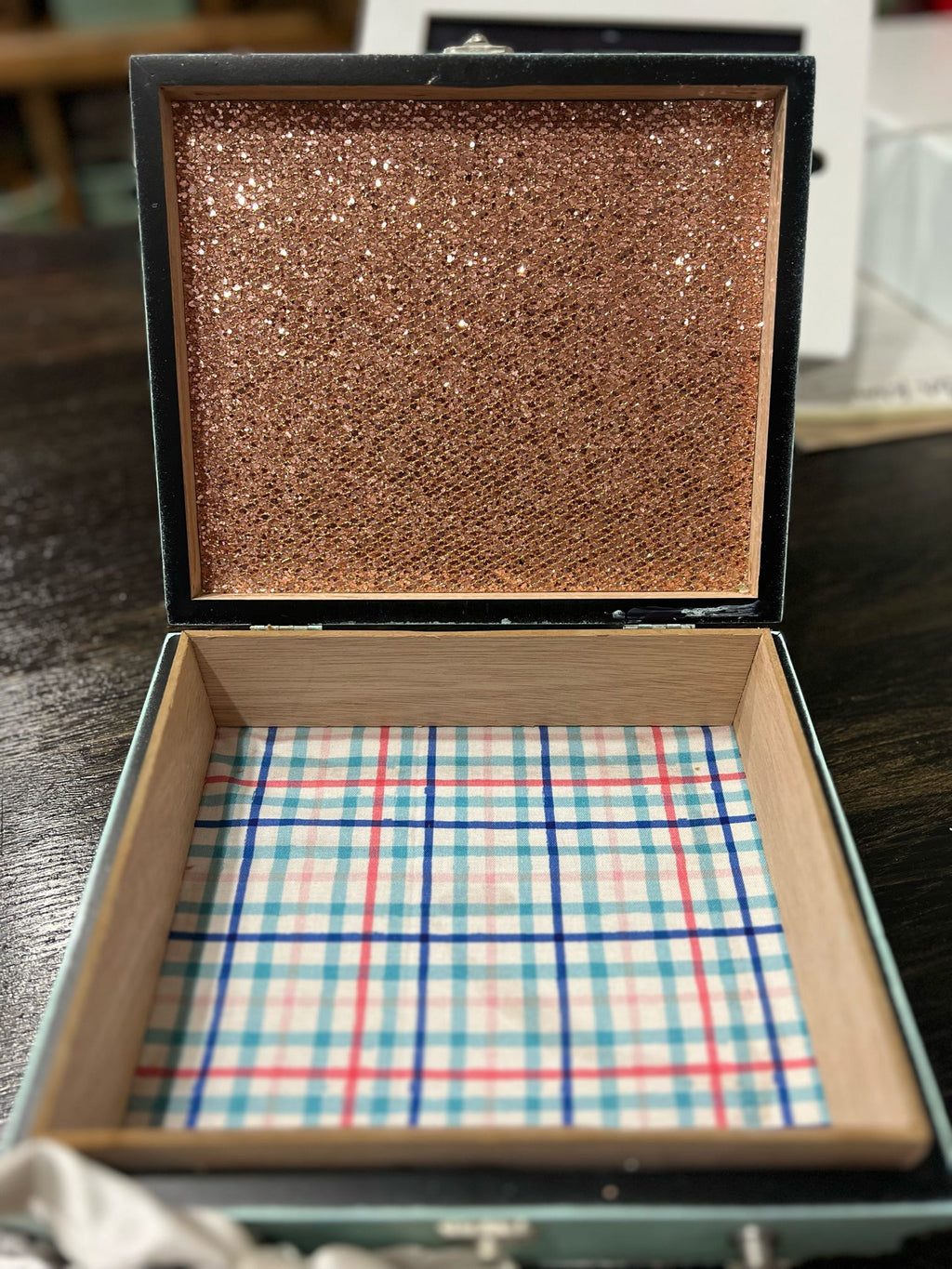 Oh Baby!, Cigar Box Purse -
Vintage Nursery Edition