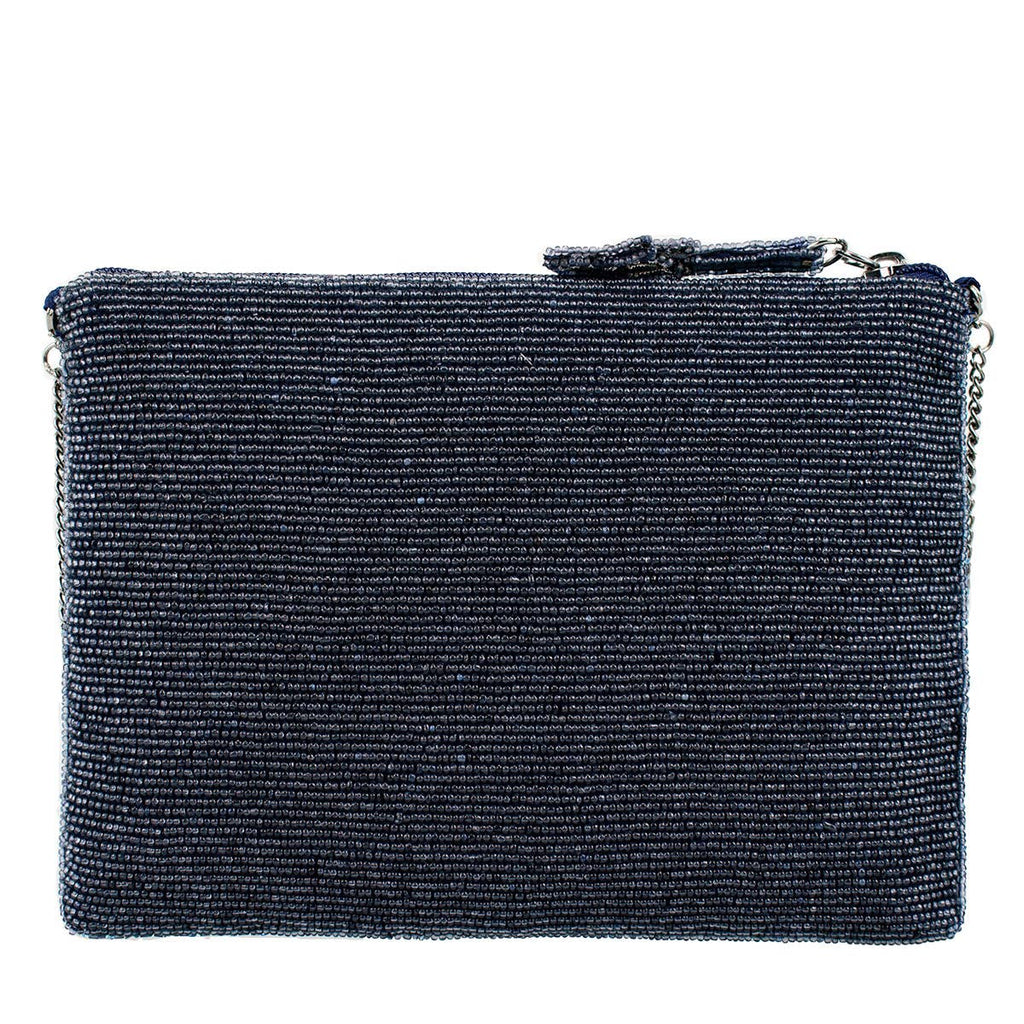 Super Nova Blue Celestial Stars & Moon Beaded Crossbody Mini