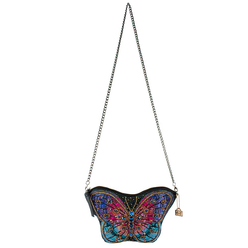 Jewels Beaded Butterfly Crossbody Handbag