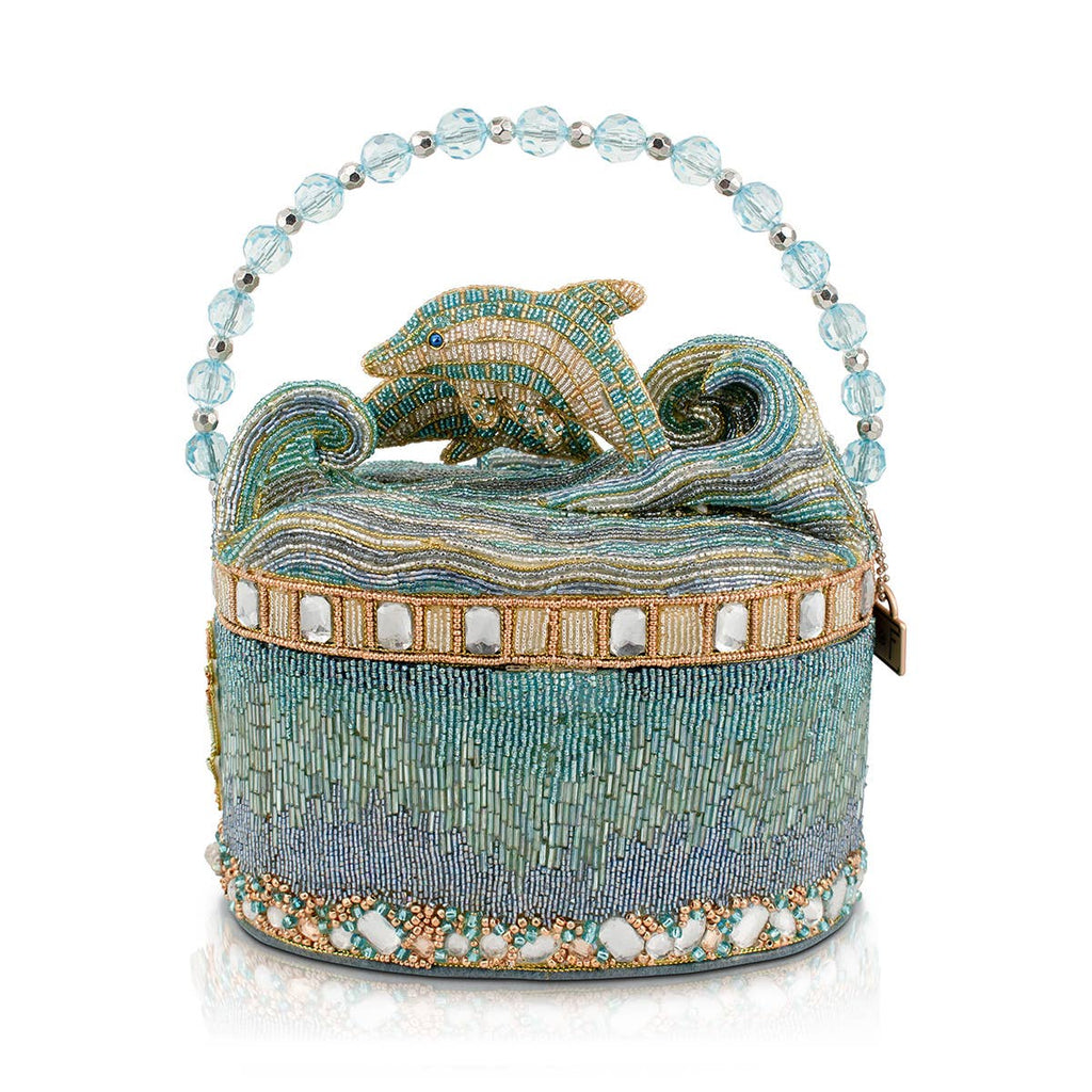 Crystal Dolphin Hard-Sided Marine Sea Life Novelty Bag