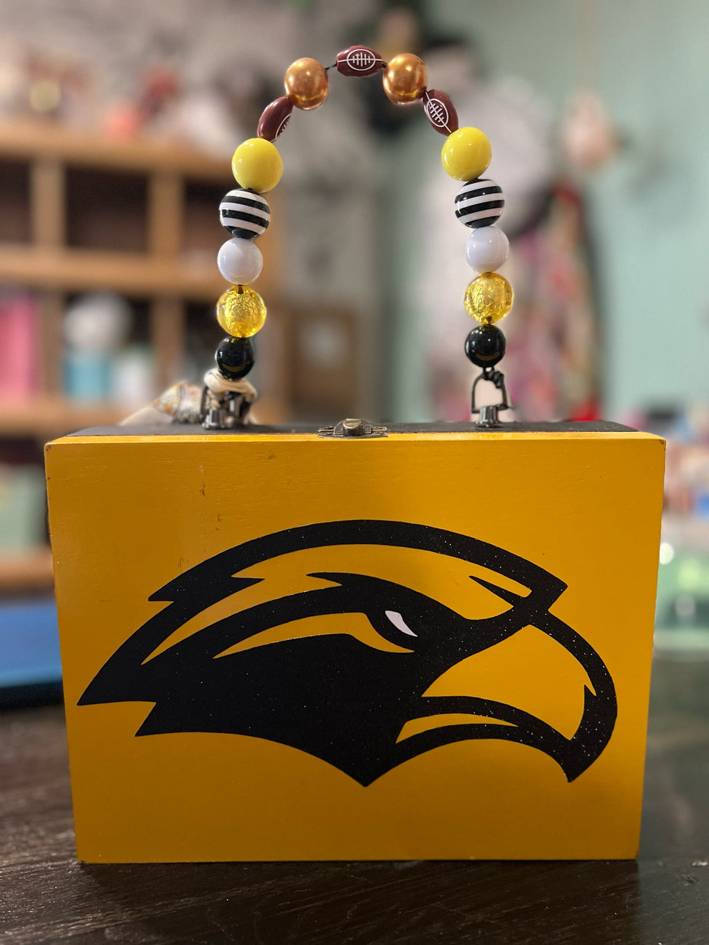 Southern Miss Golden
Eagles Cigar Box Purse