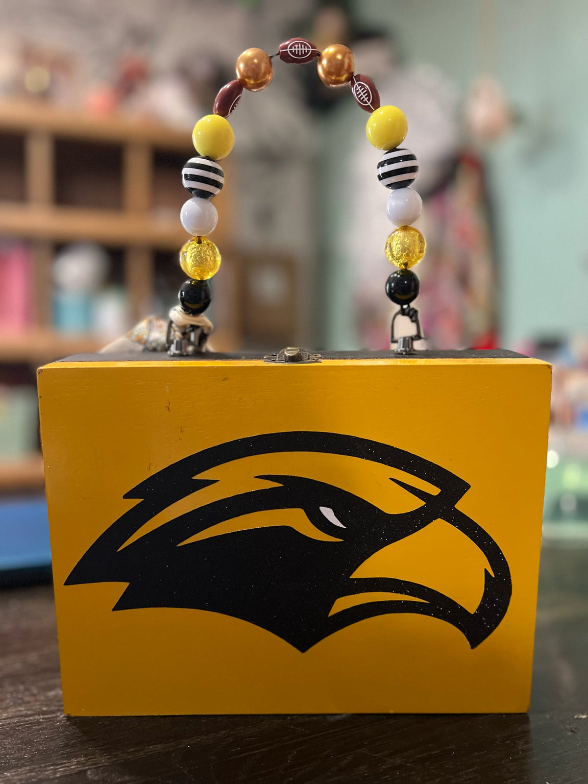 Southern Miss Golden
Eagles Cigar Box Purse